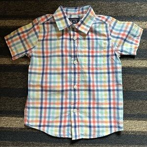 The Children’s Place Toddler Boy Short Sleeve Button Down Shirt Size 4T